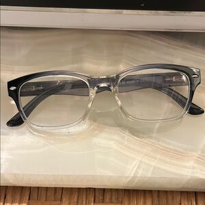 Chic Clear and Black Eyewear